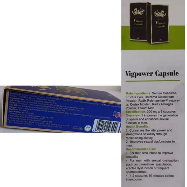 Green World Vigpower Capsules UK